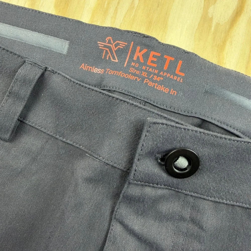 KETL Mountain Apparel Aimless Tomfoolery Gray Hiking Pant Men's Size XL x 34